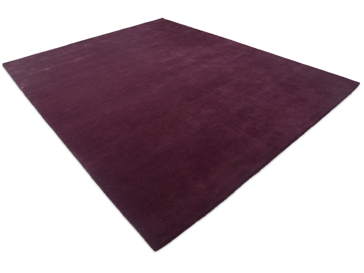 Handmade Purple Wool Rug – photo 3