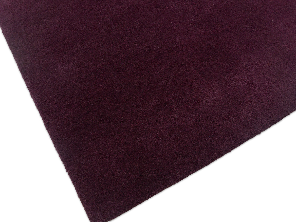 Handmade Purple Wool Rug – photo 5