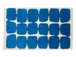 Hand Tufted Wool Rug in Cobalt Blue and Ivory – Modern Geometric Area Rug
