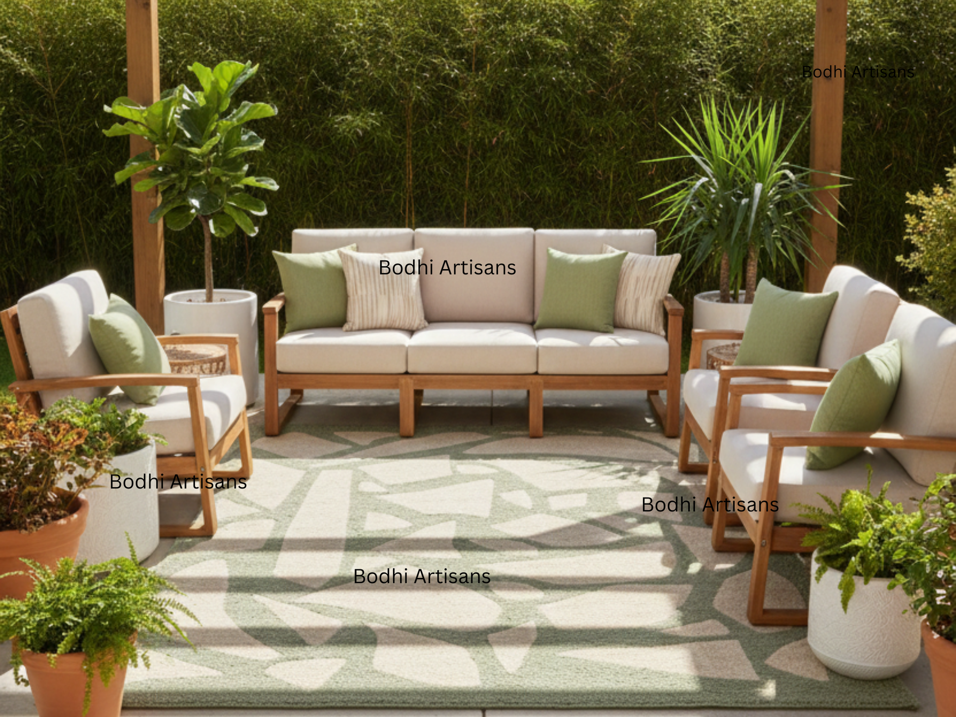 sage green abstract hand tufted wool rug modern organic pattern area rug