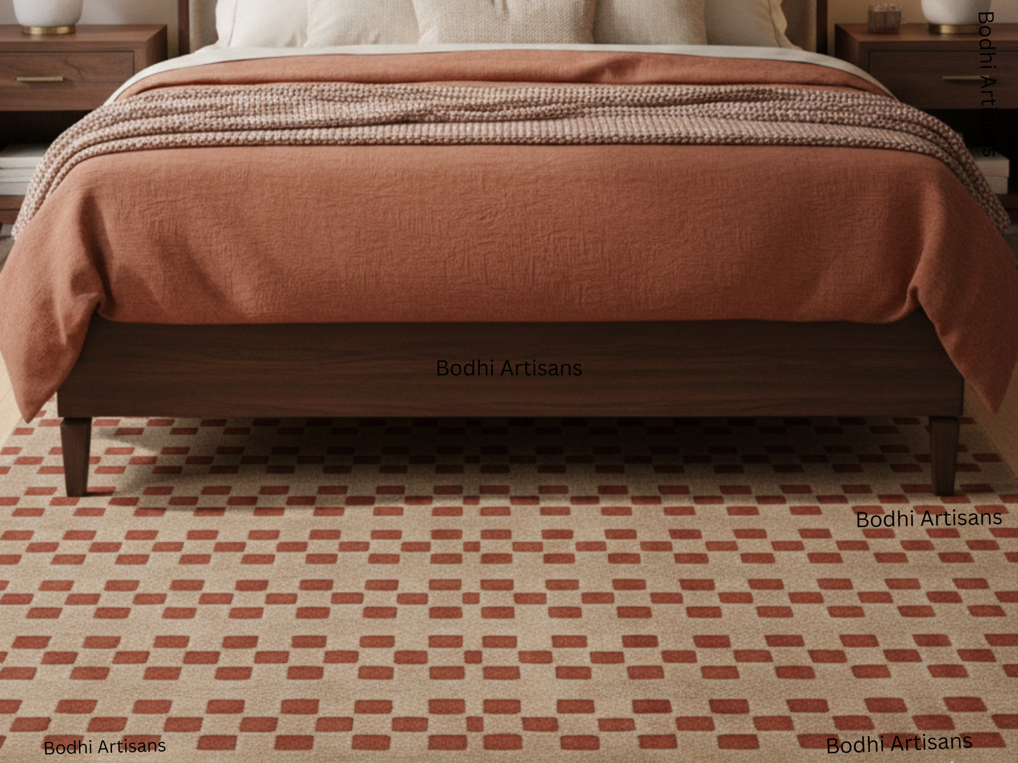 checkered-hand-tufted-wool-rug