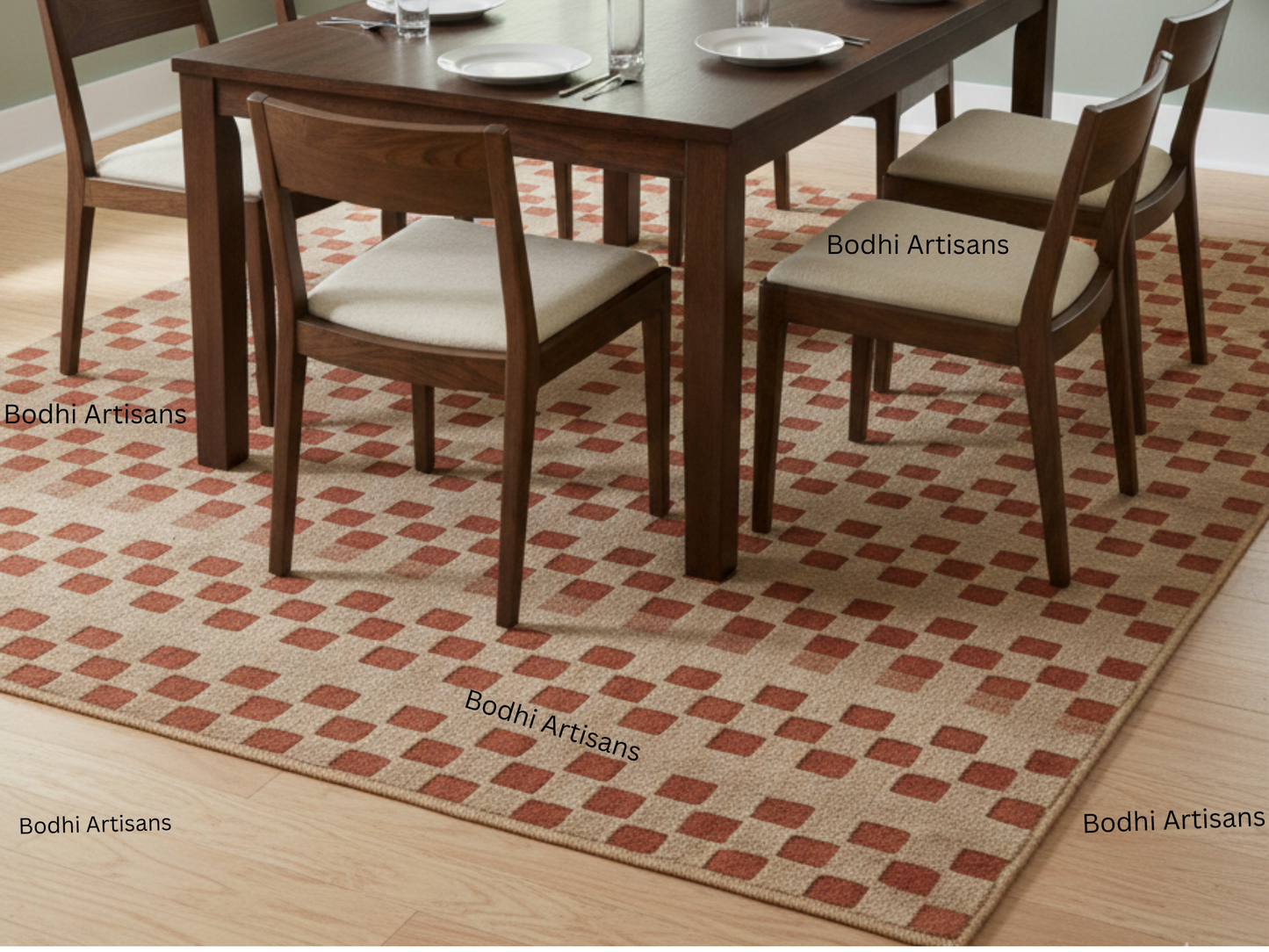 checkered-hand-tufted-wool-rug