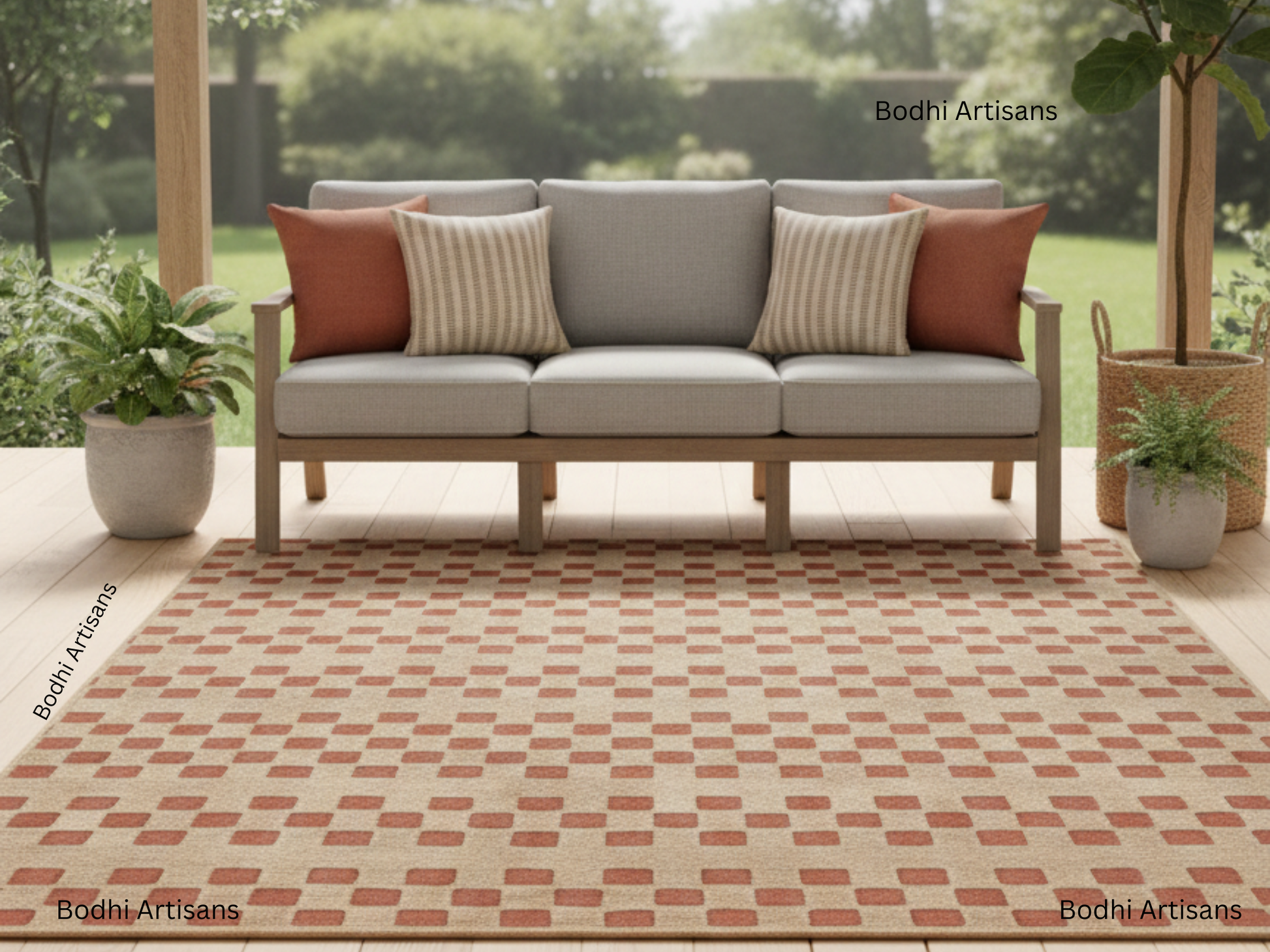 checkered-hand-tufted-wool-rug