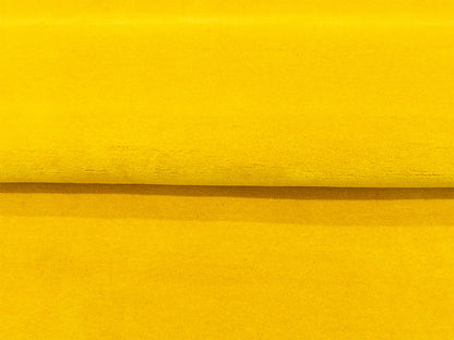 Sunflower yellow solid rug – handmade minimalist wool rug by Bodhi Artisans – photo 8