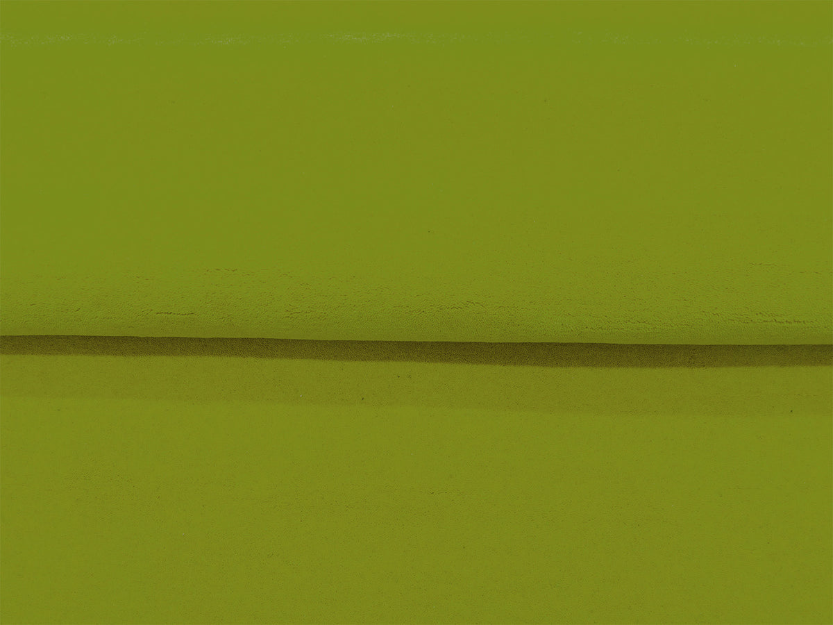 Minimalist lime green solid area rug, handmade wool rug from India
