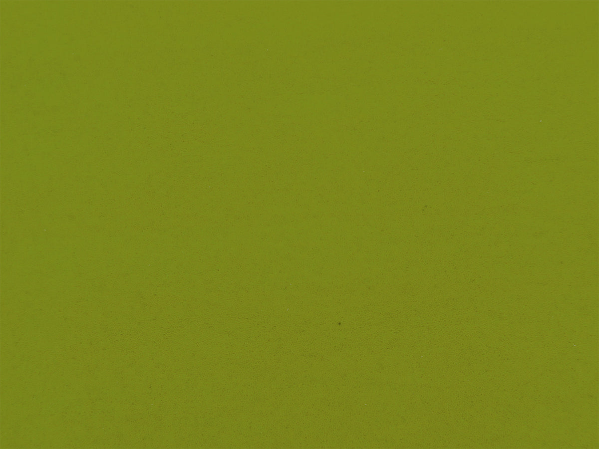 Lime green solid wool rug for living room or bedroom, handmade in India