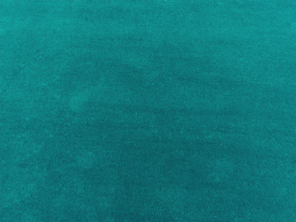 Handmade minimalist teal solid rug, Bodhi Artisans wool area rug