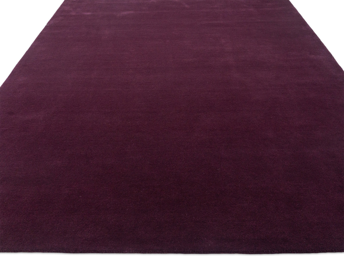 Handmade Purple Wool Rug – photo 2