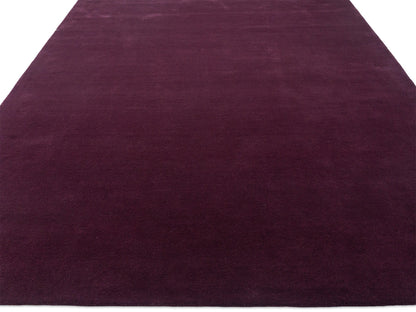 Handmade Purple Wool Rug – photo 2