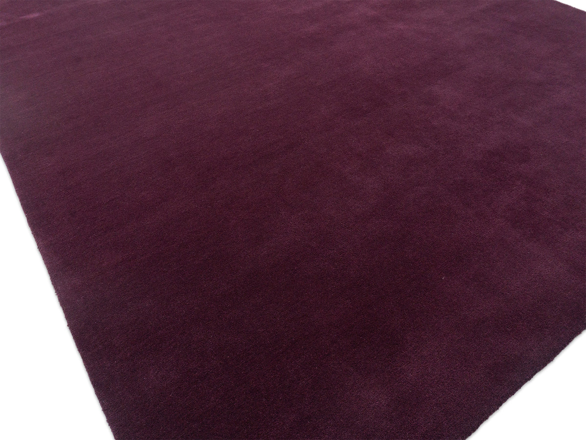 Handmade Purple Wool Rug – photo 4