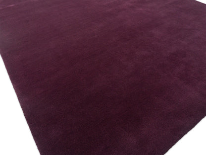 Handmade Purple Wool Rug – photo 4