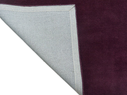 Handmade Purple Wool Rug – photo 6