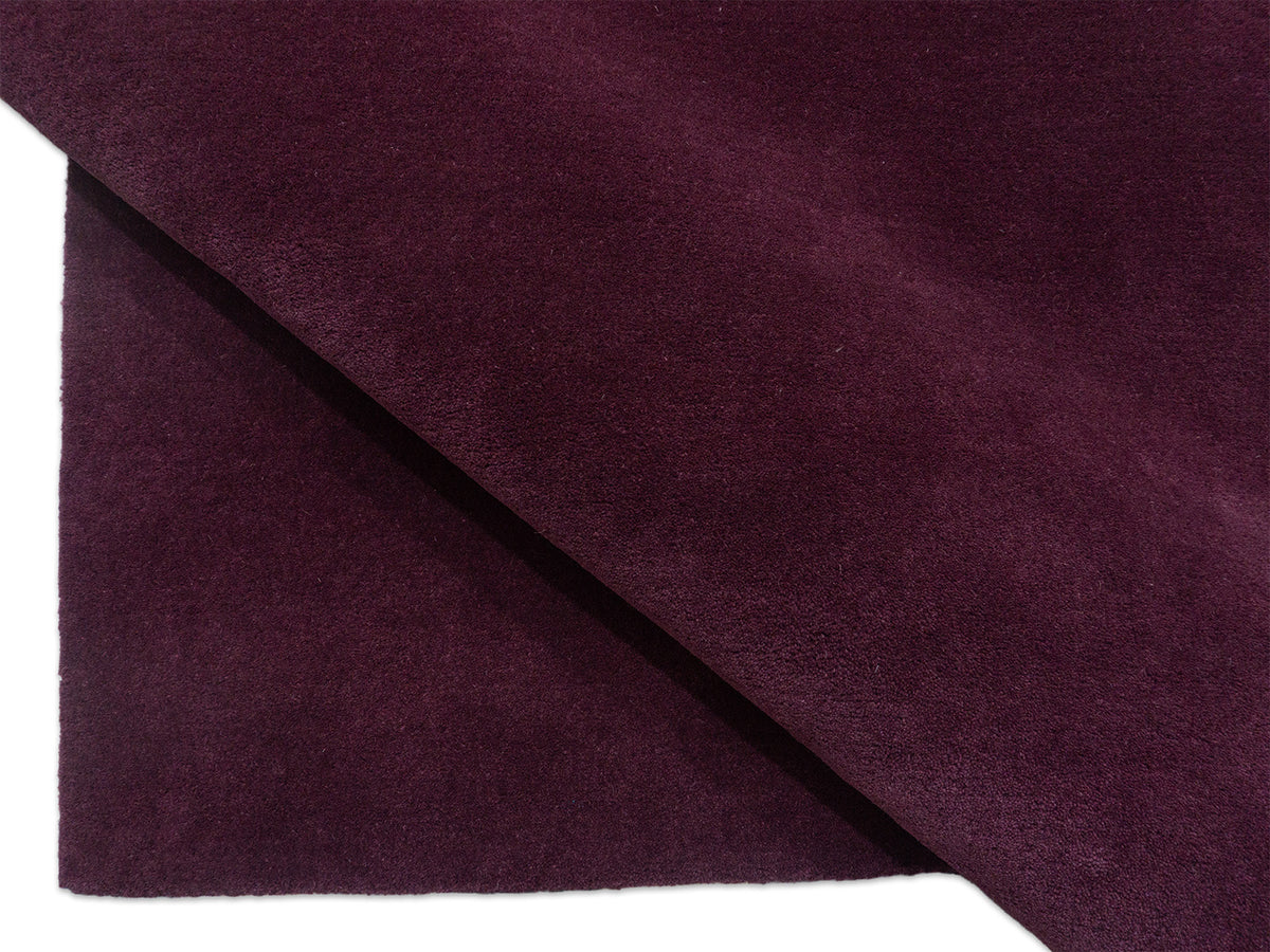 Handmade Purple Wool Rug – photo 7