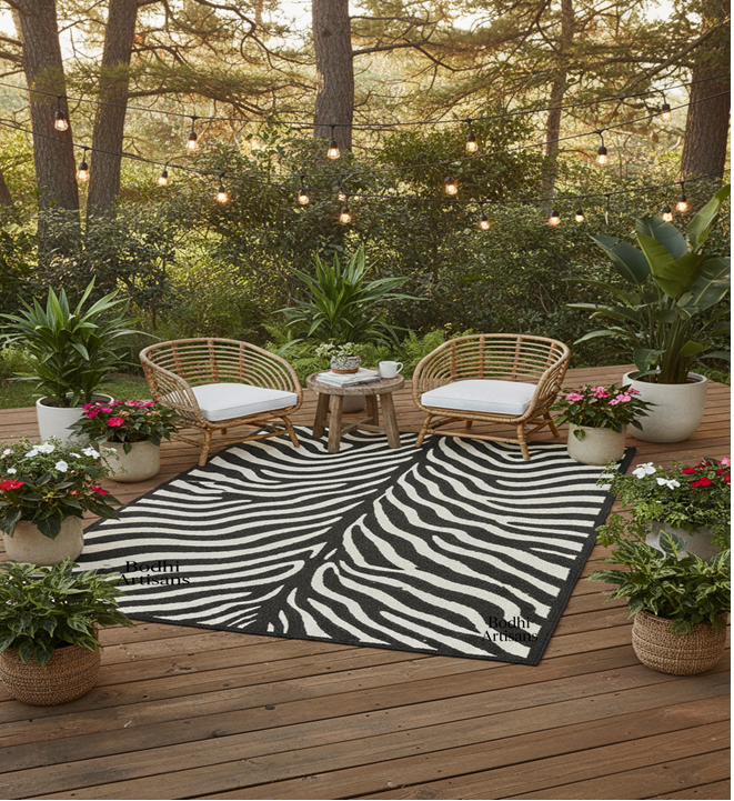 zebra-print-hand-tufted-wool-rug