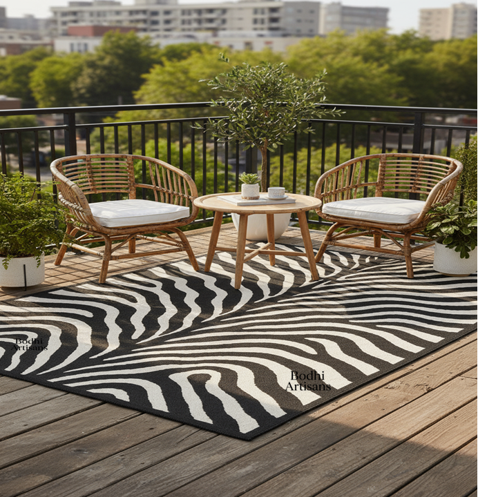 zebra-print-hand-tufted-wool-rug