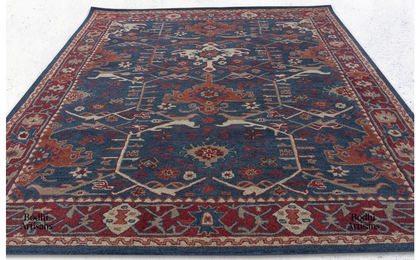 hand tufted traditional persian style wool rug vintage oriental area rug